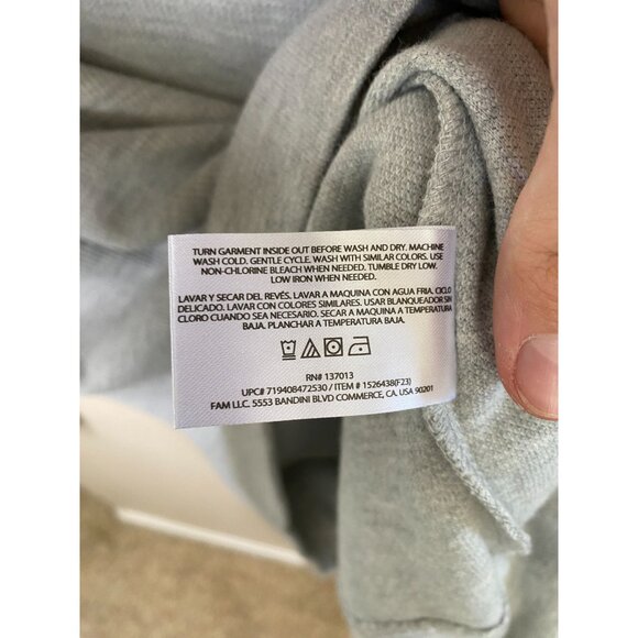 NWT Banana Republic Mens Gray Long-Sleeve Sweater M Cotton/Polyester Blend - Picture 5 of 8